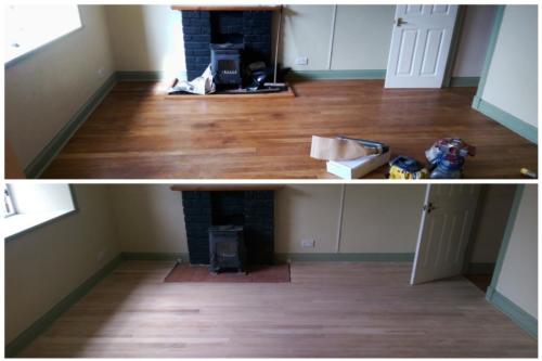 Sanding floor